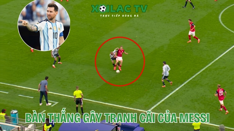 Bàn thắng của Messi gây tranh cãi trong ngày phá kỷ lục World Cup