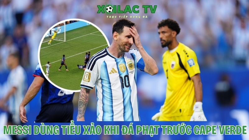 Messi dùng tiểu xảo khi đá phạt trước Cape Verde